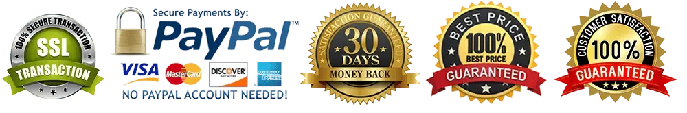 Secure payment and trust badges