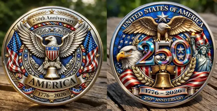 🏆New Year 60% OFF- U.S 250th Anniversary Commemorative Coin
