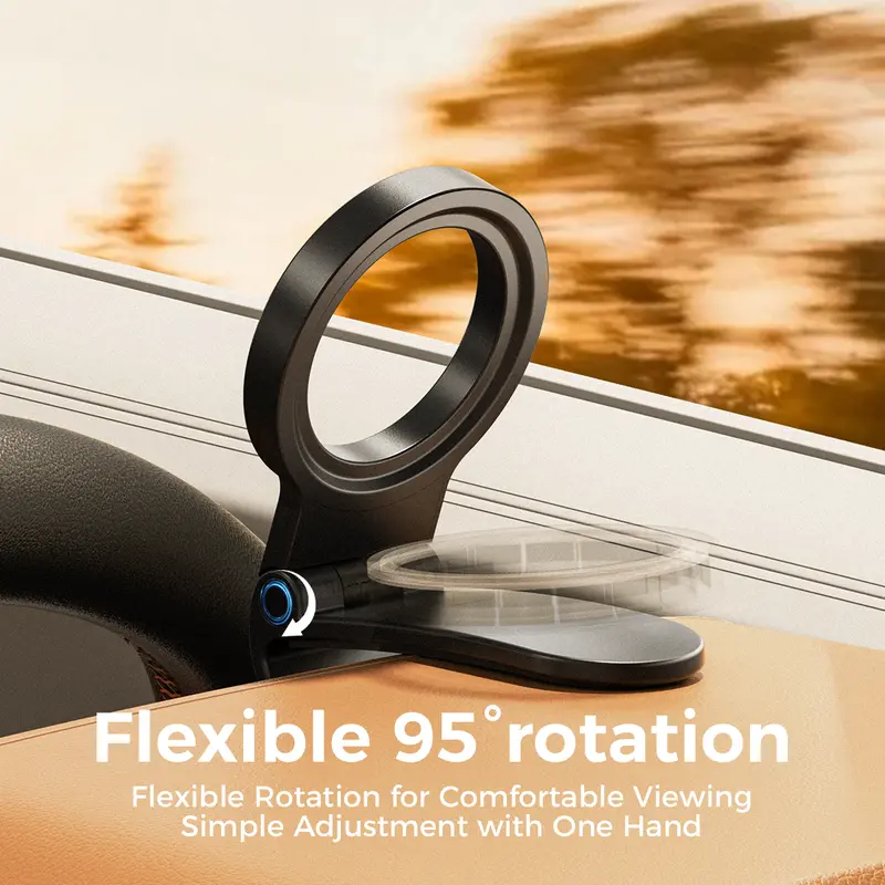 Strong Magnet Magnetic Cellphone Car Mount - Hands-Free Phone Holder, 95° Adjustable Car Interior Accessories