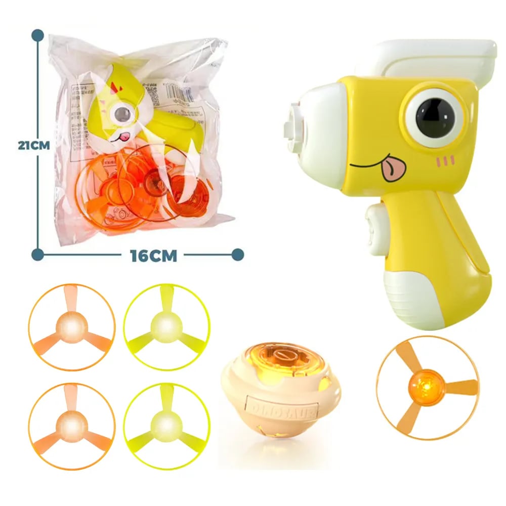 (🌲Early Christmas Sale - 49% OFF) Luminous Gyroscope Frisbee Launcher-Buy 2 Free Shipping