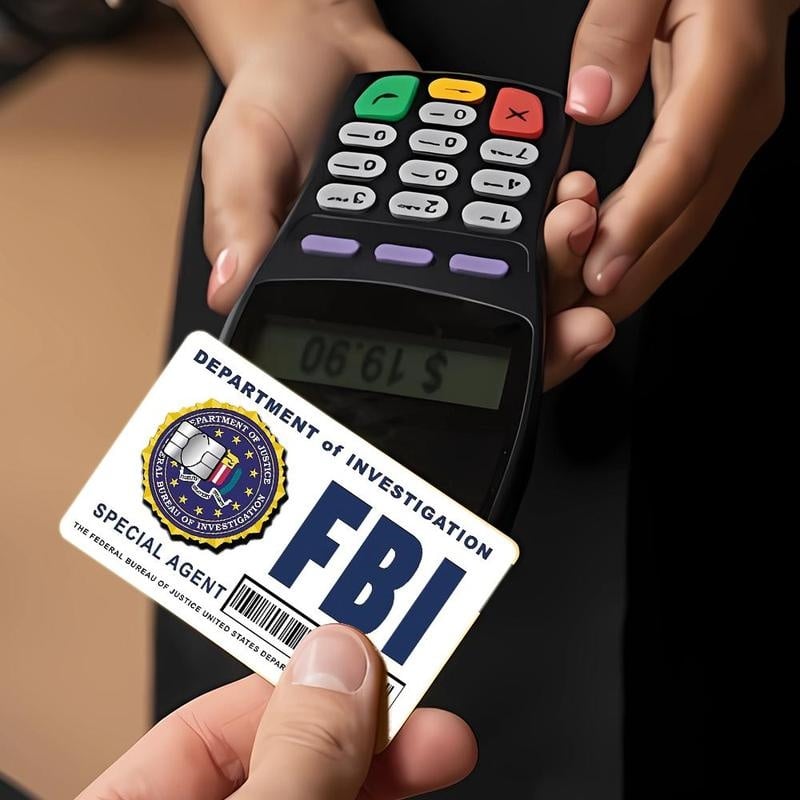 🔥Last Day 49% OFF - Secret Agent Card Skins Kit: FBI/ICE Designs  • Cosplay & Gift Stickers