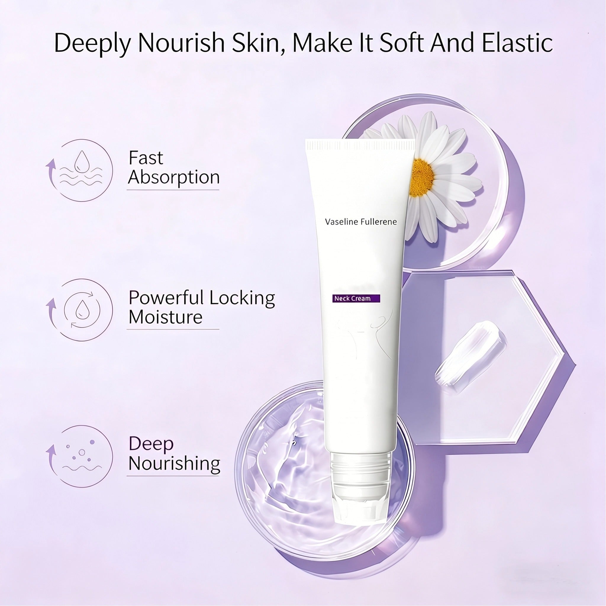 ✨ Roller Massage Cream  — 🧴 Infused with Retinol & Hyaluronic Acid | Firms the Neck, Reduces Wrinkles & Double Chin