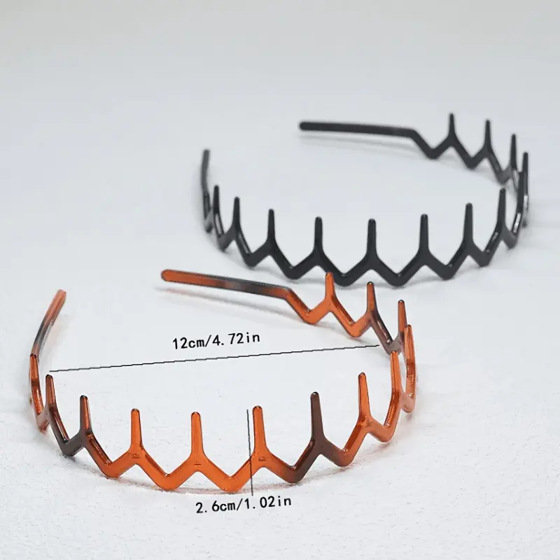 2‑Piece Big Wavy Hair Hoops, Explosion‑Proof & Durable