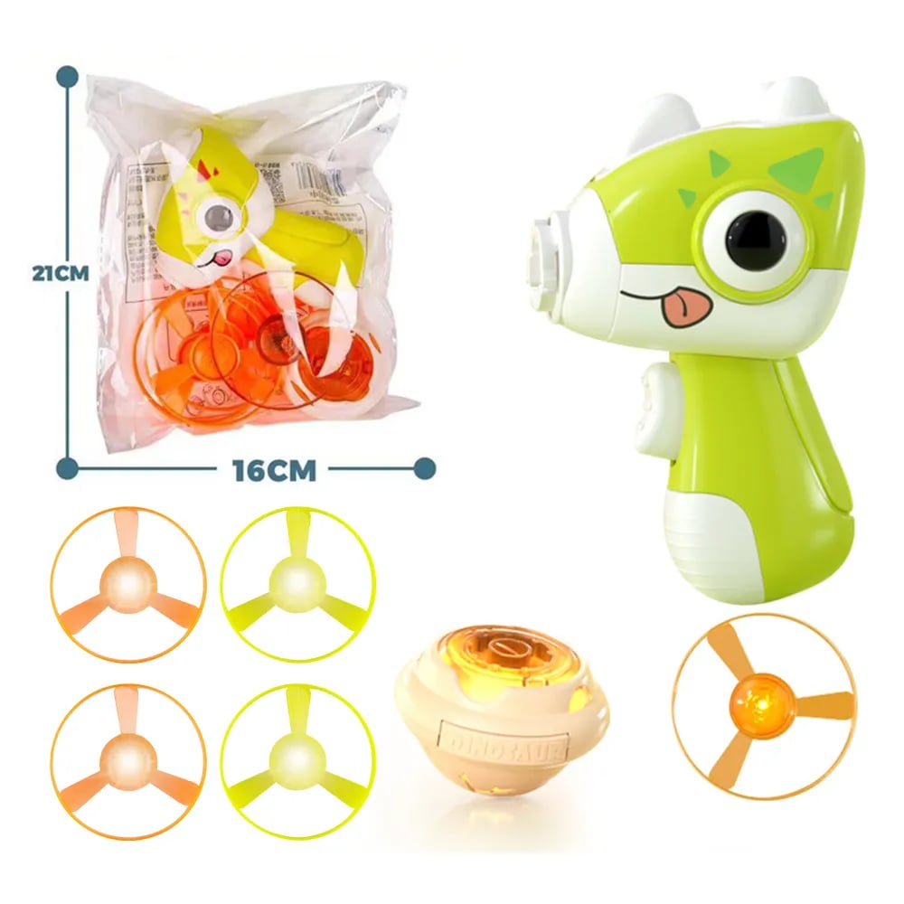 (🌲Early Christmas Sale - 49% OFF) Luminous Gyroscope Frisbee Launcher-Buy 2 Free Shipping