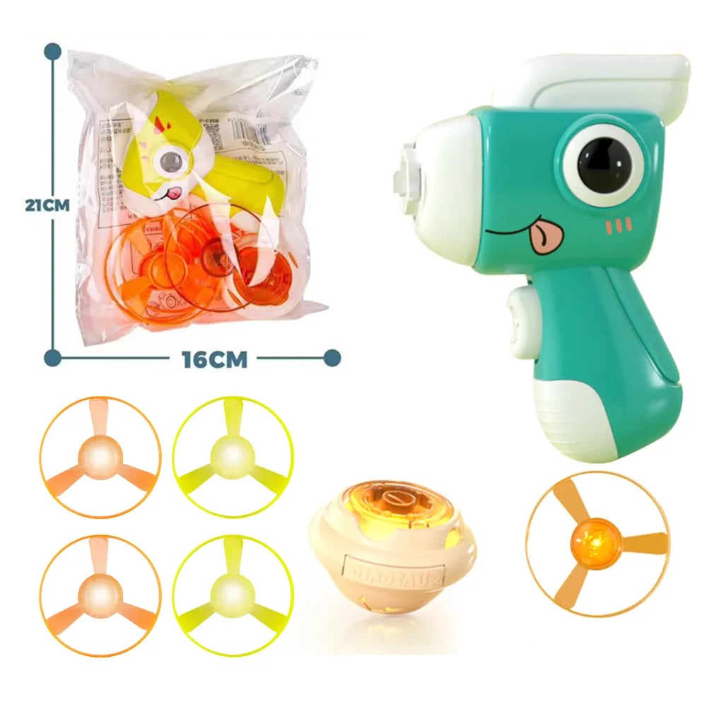 (🌲Early Christmas Sale - 49% OFF) Luminous Gyroscope Frisbee Launcher-Buy 2 Free Shipping