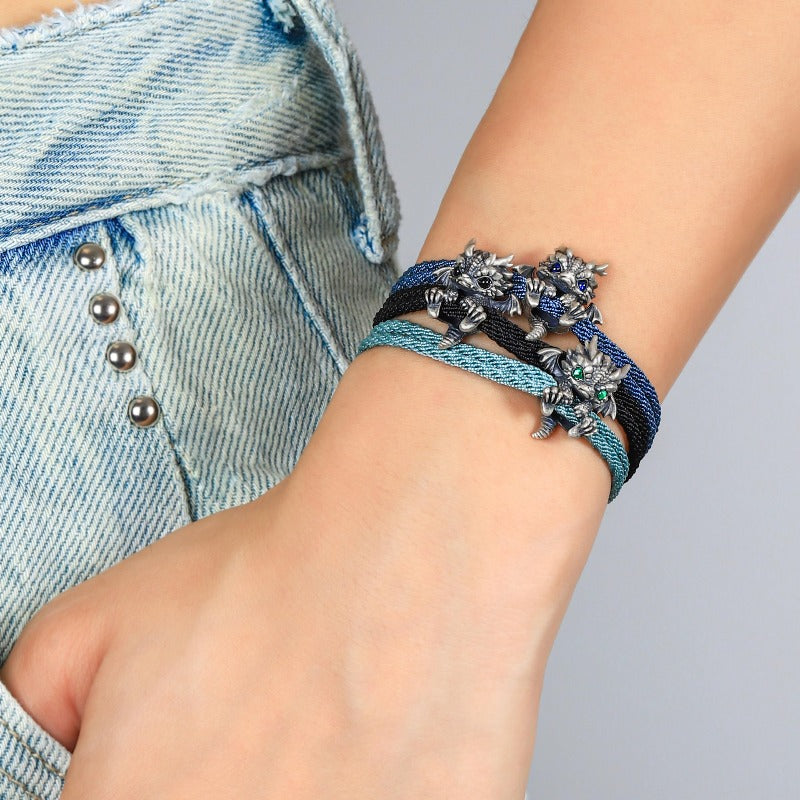 🔥Last Day Promotion - 49% OFF🎁Handmade Adjustable Baby Dragon Bracelet