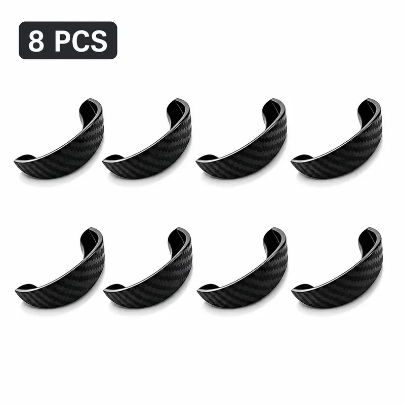 8pcs Car Rear‑View Camera Rain Shield, Soft PVC Sun Shade Cover, Waterproof Protector Hood for Reversing Backup Camera, Rain‑Proof Visor Accessory for Car Side & Rear Camera