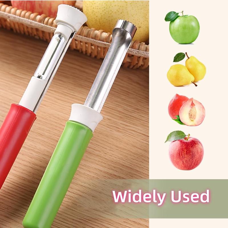 🔥Last Day Promotion - 49% OFF🎁2-in-1 Apple Corer & Peeler  , Stainless Steel Fruit Tool