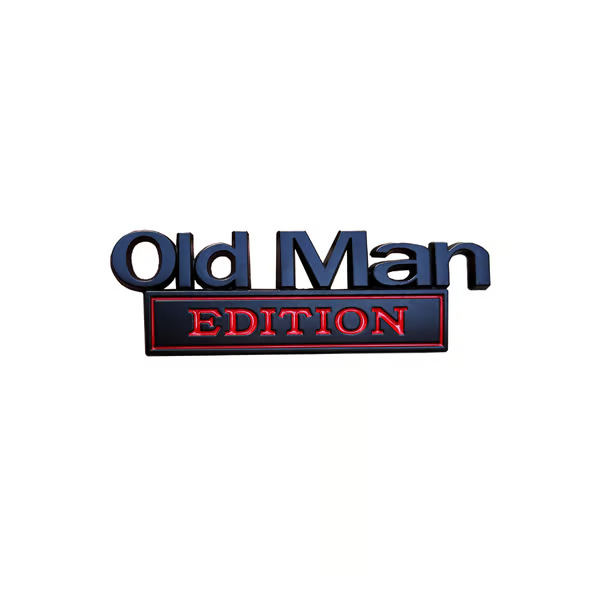 (🌲EARLY CHRISTMAS SALE - 49% OFF) 🎁Old Man Edition Car Emblem-BUY 3 GET EXTRA 20% OFF