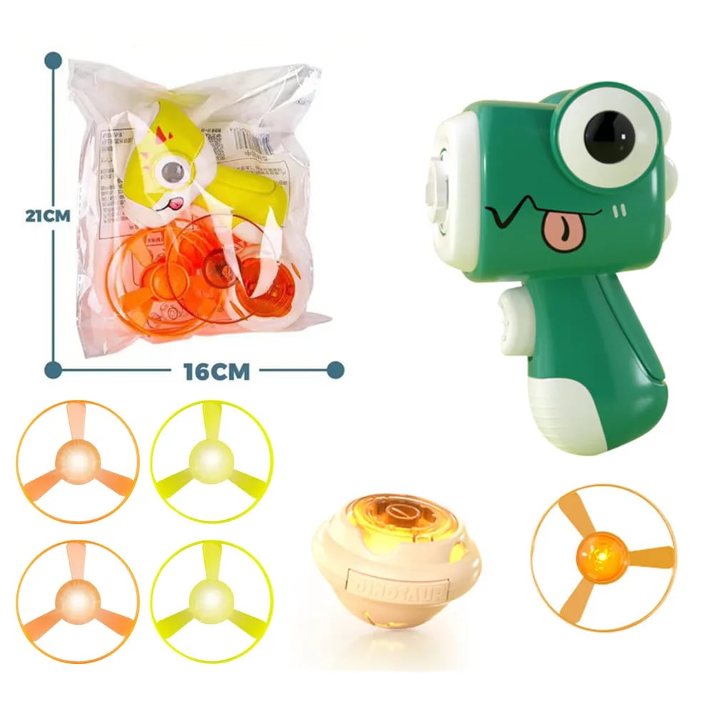 (🌲Early Christmas Sale - 49% OFF) Luminous Gyroscope Frisbee Launcher-Buy 2 Free Shipping