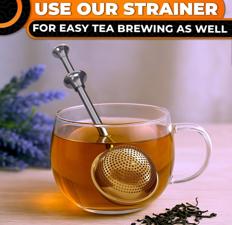 Flour Duster✨ One-Handed 304 Stainless Steel Sugar & Flour Shaker 🎁