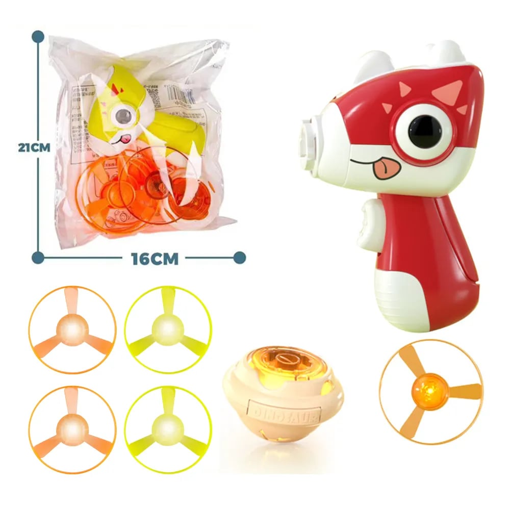 (🌲Early Christmas Sale - 49% OFF) Luminous Gyroscope Frisbee Launcher-Buy 2 Free Shipping