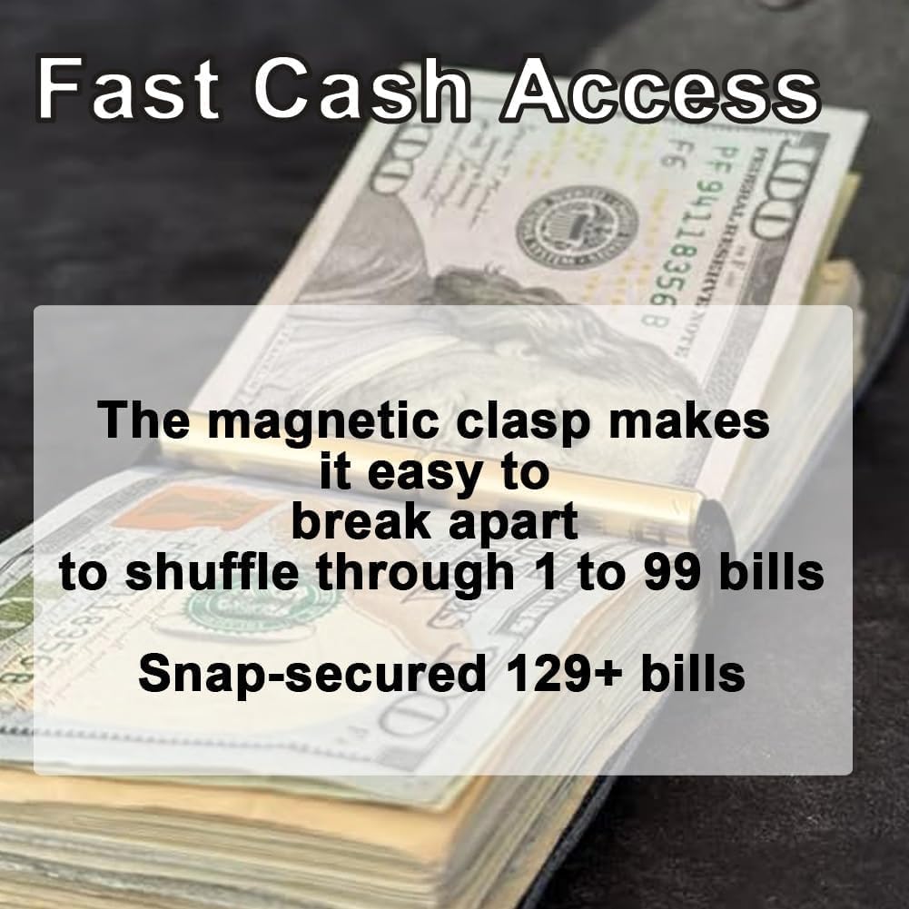 Exclusive Offer💥Cash Storage with Magnetic Clasp