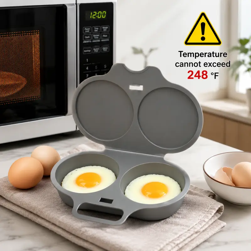 Easy to Clean Microwave Egg Steamer Mold BPA‑Free,Food‑Grade Plastic PP Material