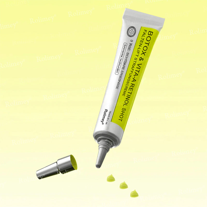 Rolimey® Retinol & Botox Shot ✓ Dermatologisch getestete Lifting-Creme