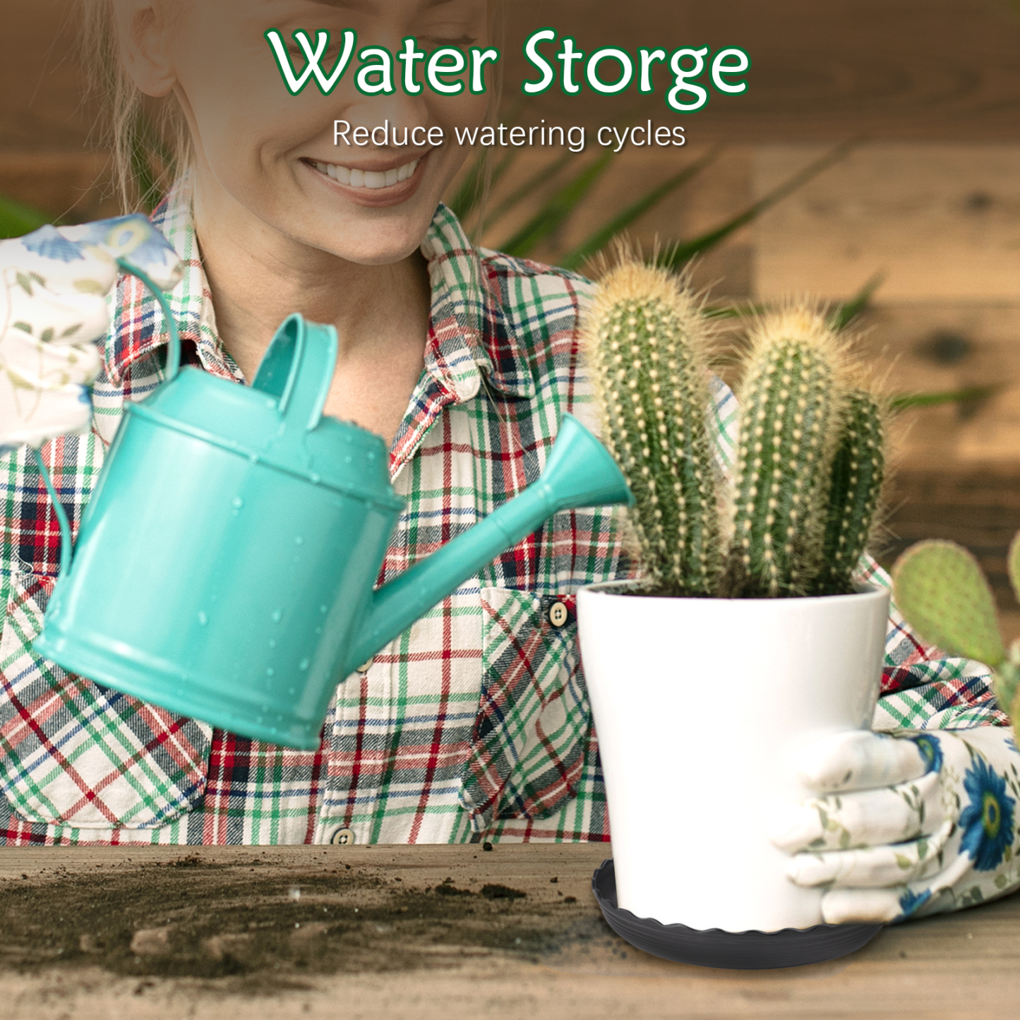 urorentea 12Pcs Plant Saucer, Plastic Plant Drip Trays, 6 8 10 Inch Black Round Plant Pot Saucers, Drip Tray for Indoor Outdoor Garden Plants, Collects Flower Pot Drainage and Excess Water