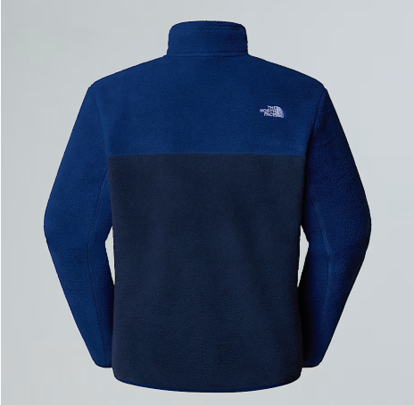 Giacca in pile Yumiori con cerniera a 1/4 da uomo