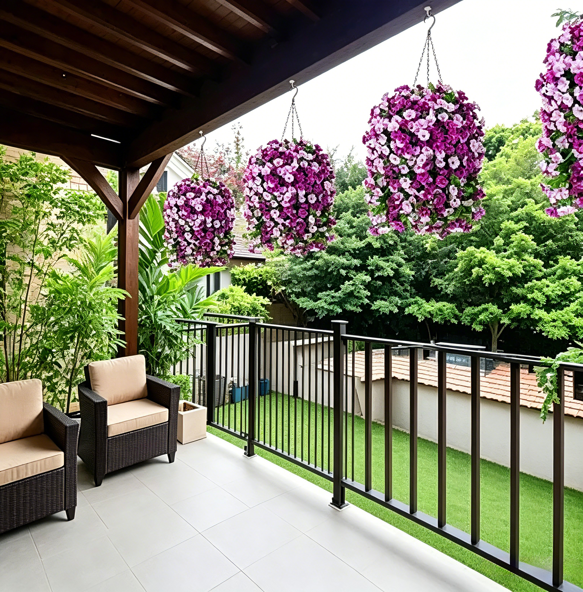 🔥70% Off Last Day🔥Ever bloom Cascades Timeless Beauty & Effortless Ambiance ,UV Resistant Artificial Petunias Flowers