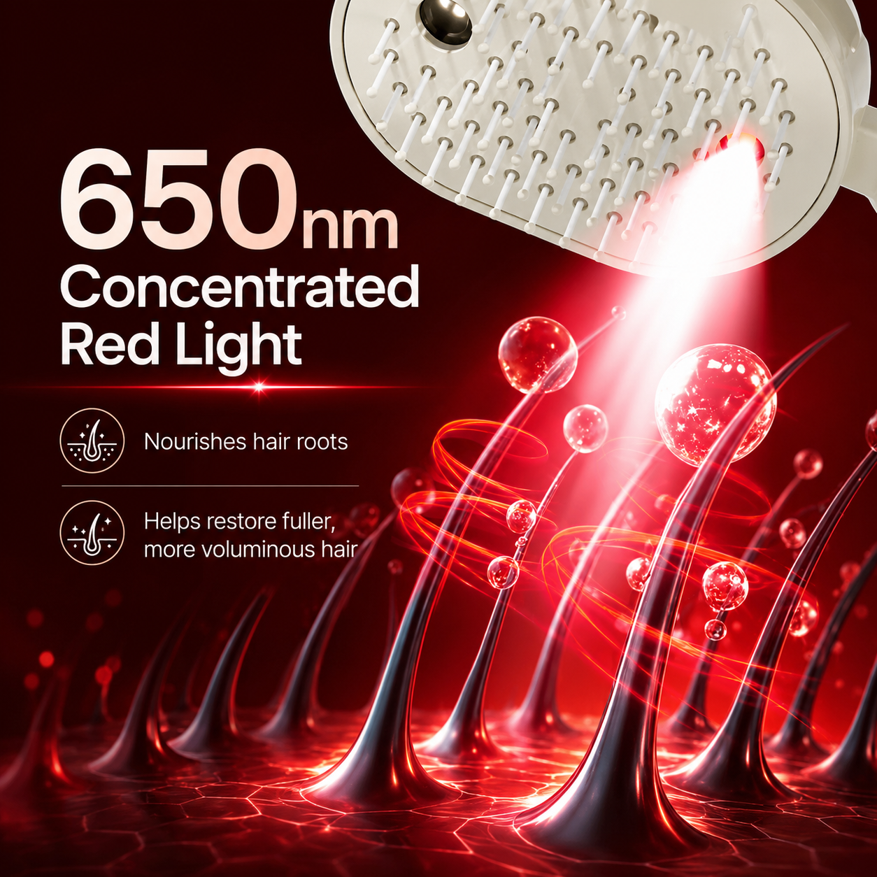 Oil Spray Detangling Comb for Frizz and Tangles