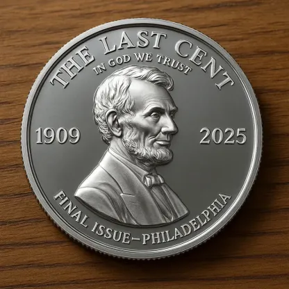 The Last Penny 2025 – Final Lincoln Cent Commemorative Coin