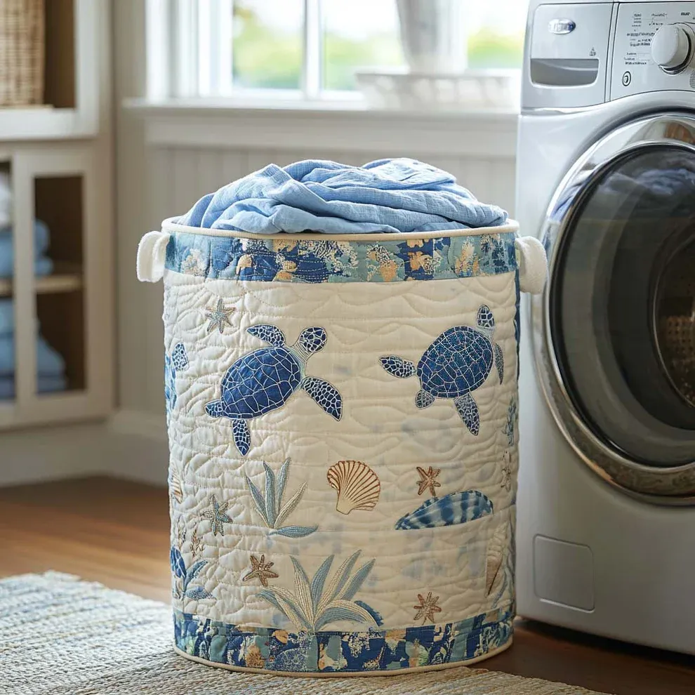 Hot Seller Quilted Laundry Basket | Animals Plants