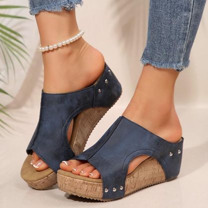 70%Off--Sandals Wedge Heel Women's Summer Comfortable Summer Shoes Traditional Shoes Trainers Barefoot Women's Sandals Wide Feet Elegant Dirndl Shoes