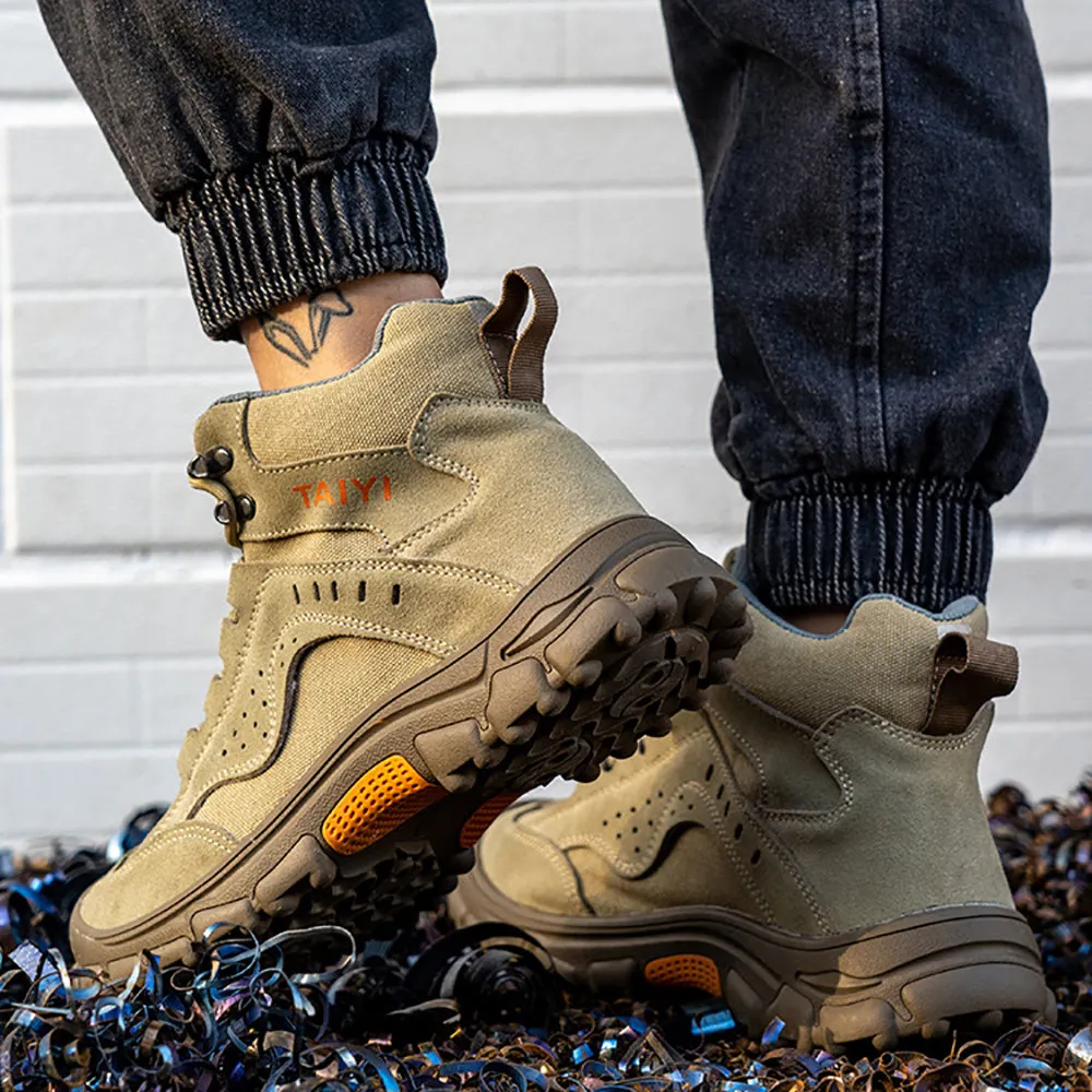 Steel Toe Shoes Lightweight Work Boots Men Women Comfortable Industrial Breathable Safety Construction Sneakers Indestructible