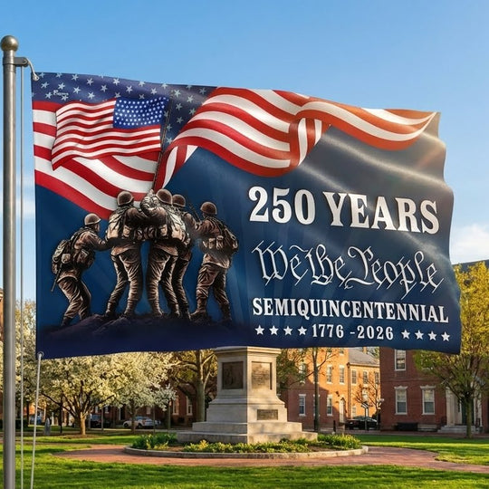 American Flag, 250 Years We The People Semiquincentennial Grommet Flag