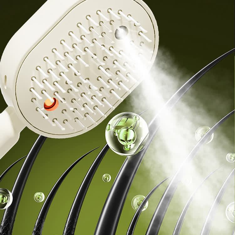 Oil Spray Detangling Comb for Frizz and Tangles