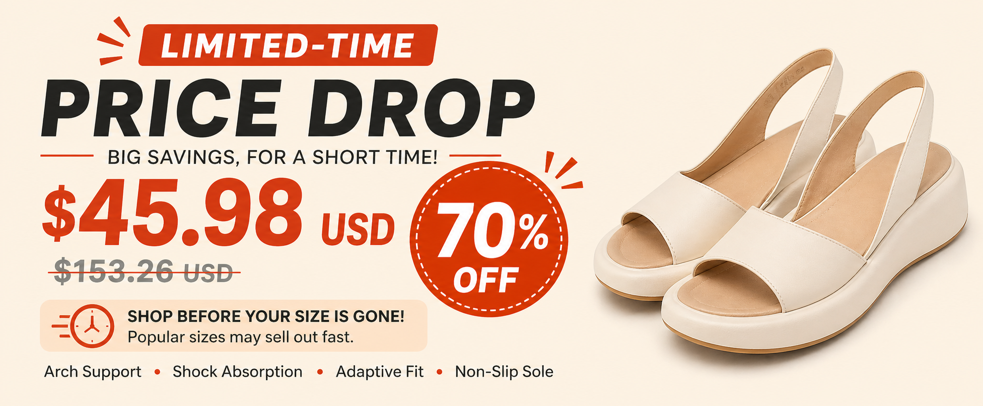 Zoolaia 70 percent off orthopedic sandal deal image