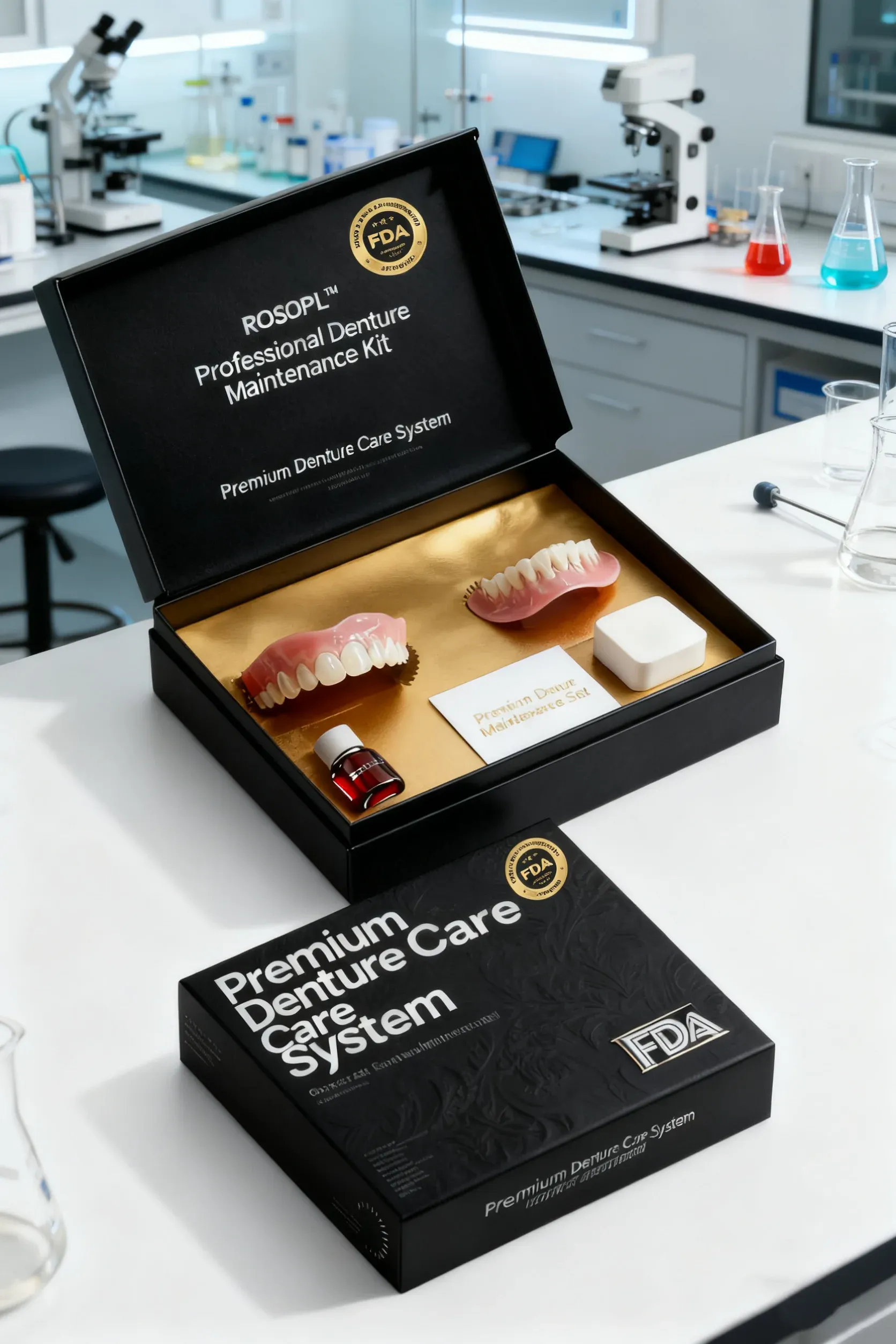 🦷Health America Subsidized Product |ROSOPL™ Custom-Fit Full Functional DenturesMake you more confident