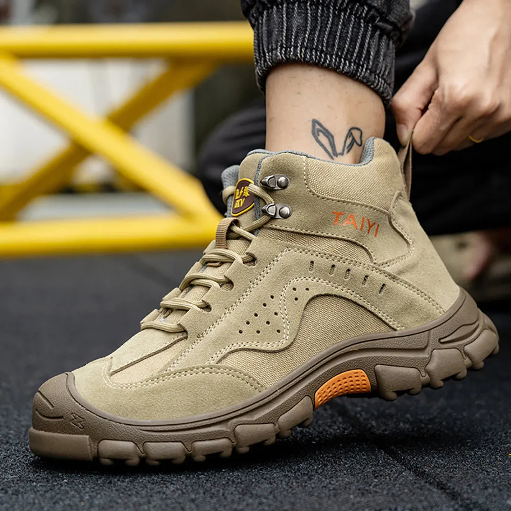 Steel Toe Shoes Lightweight Work Boots Men Women Comfortable Industrial Breathable Safety Construction Sneakers Indestructible