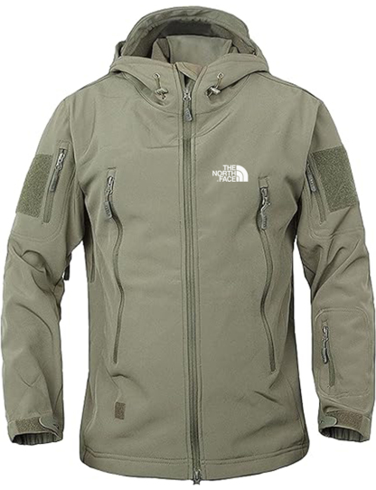 Military Waterproof Men's Softshell Jacket Fleece Lining Camouflage Outdoor Coat