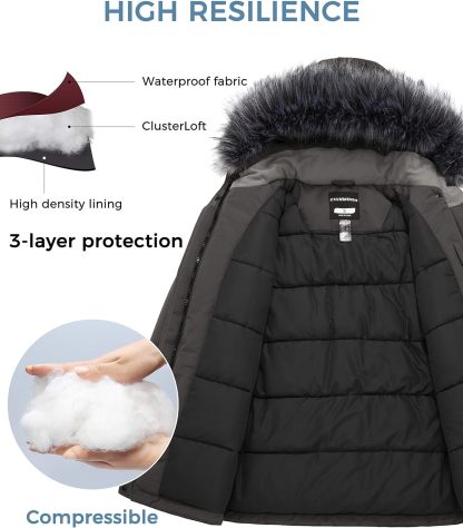 Winter Waterproof Puffer Jackets - Women's