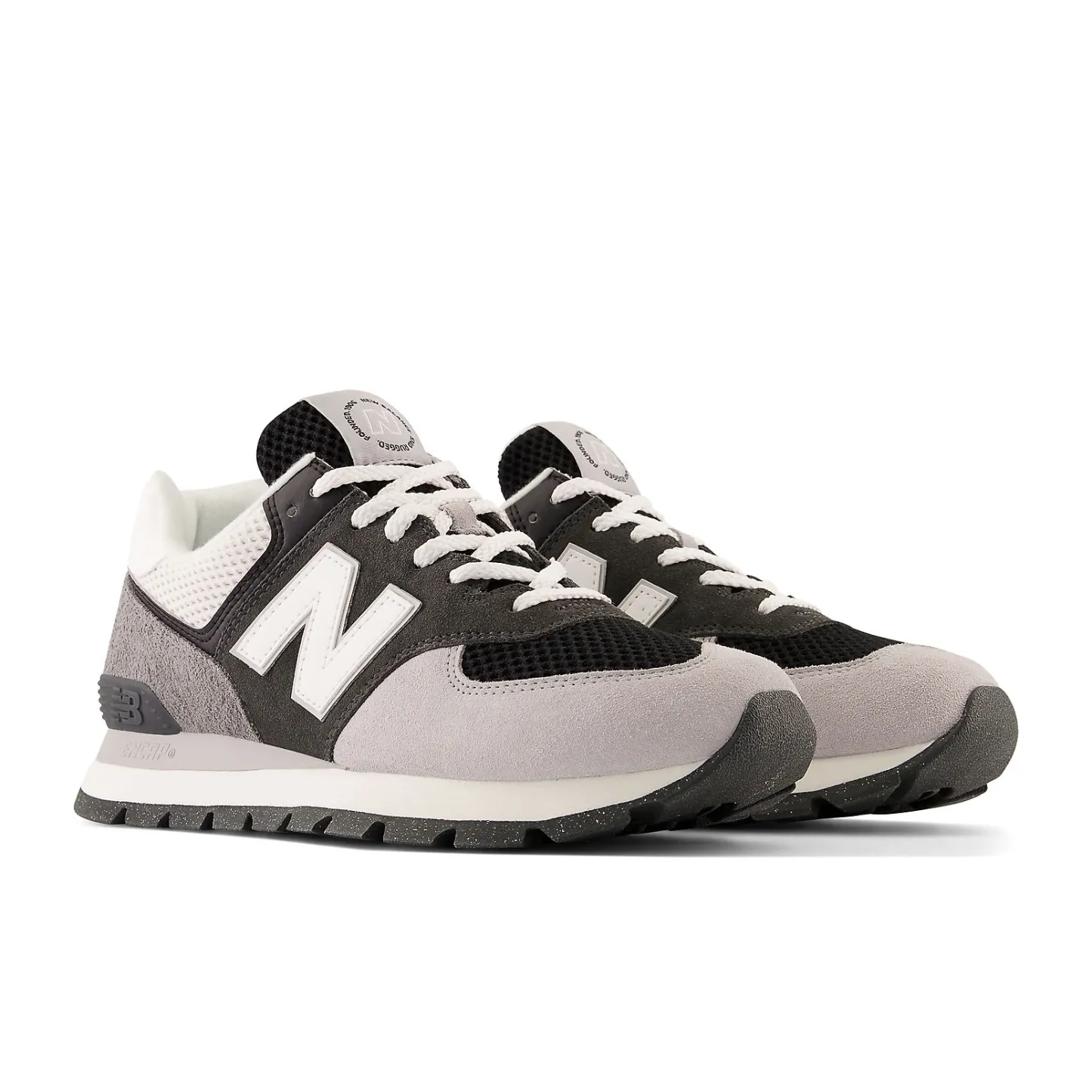 New balatthhnce 574 Rugged 'Rugged Black Dark Grey Light Grey'