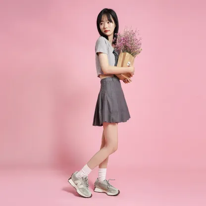 (WMNS) New balatthhnce 327 'Grey Oak Sea Salt'