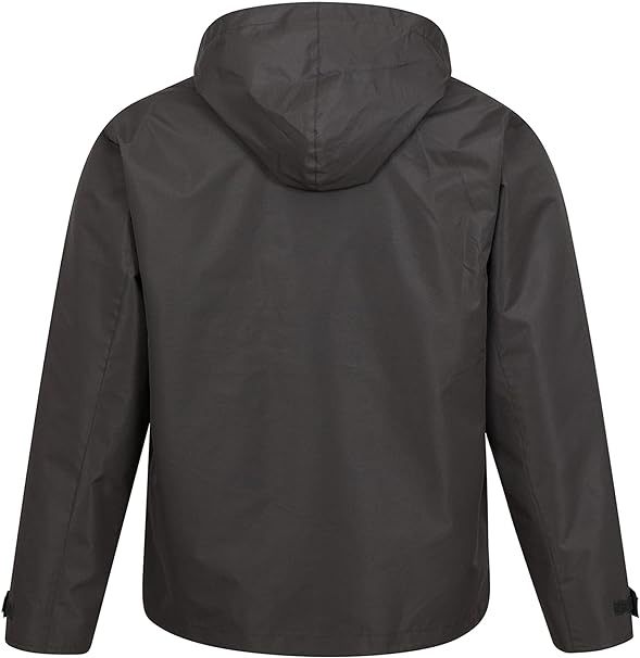 3 in 1 Water Resistant Jacket - Adjustable Hood Mens Coat, Detachable Inner Fleece Rain Jacket, Pockets -Winter Clothing for Walking, Travel