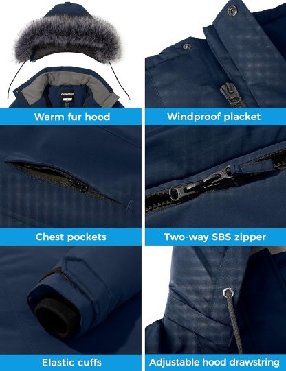 Winter Waterproof Puffer Jackets - Women's