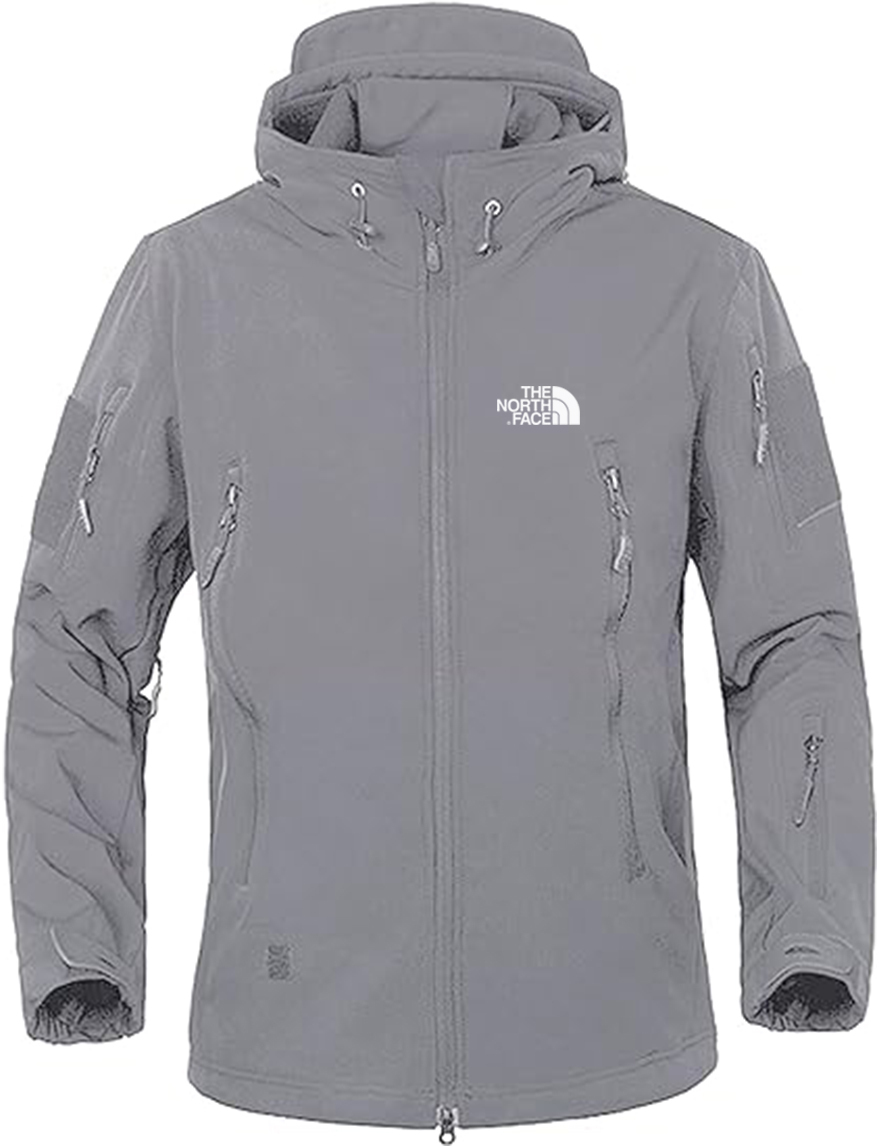 Military Waterproof Men's Softshell Jacket Fleece Lining Camouflage Outdoor Coat