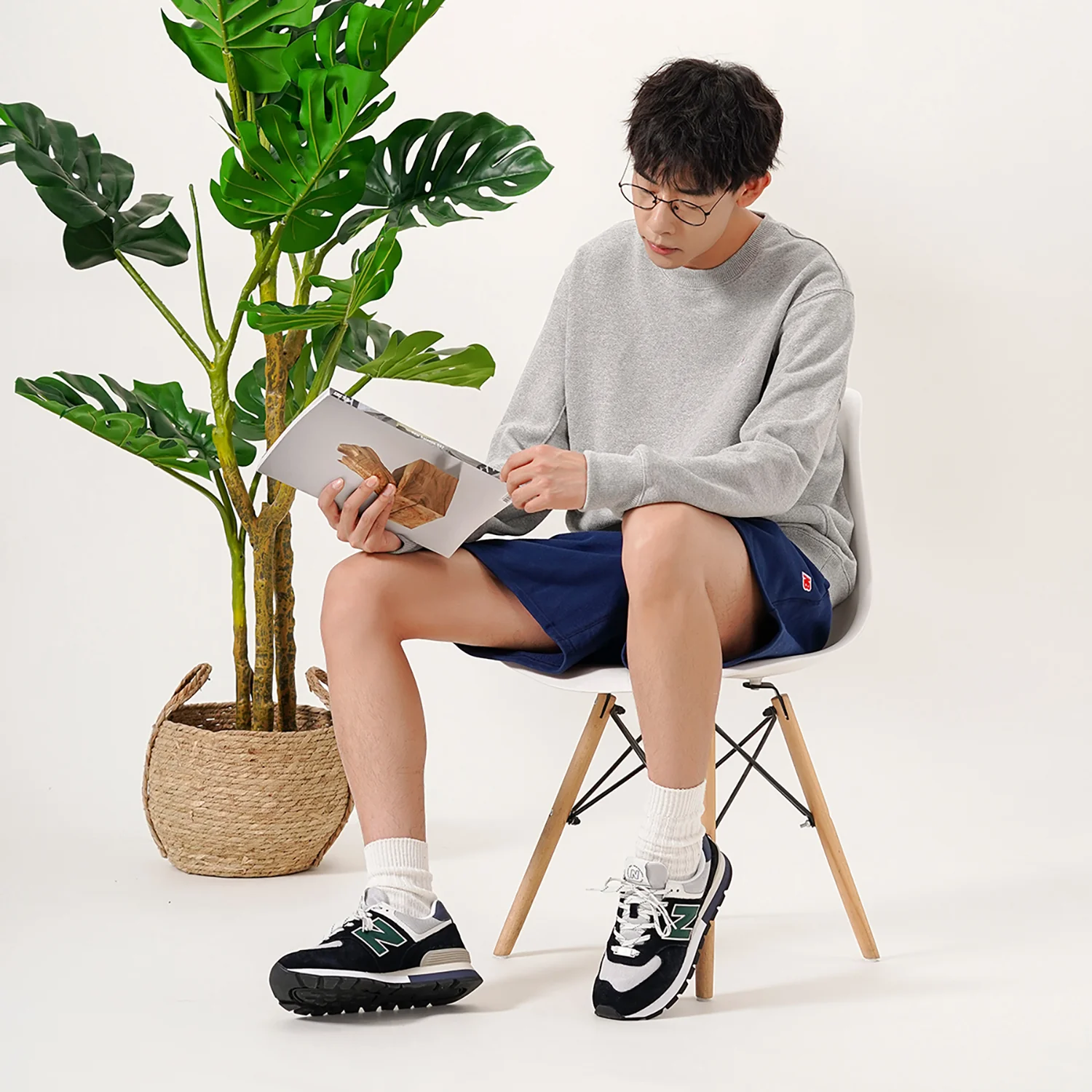 New balatthhnce 574 Rugged 'Black Green'