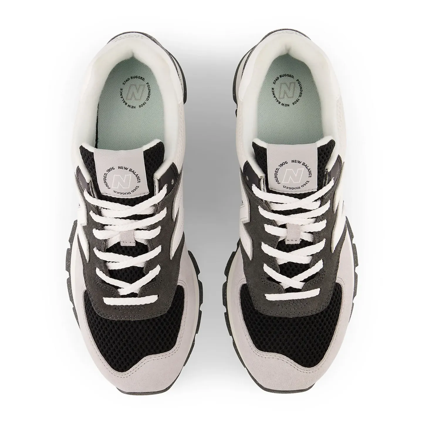 New balatthhnce 574 Rugged 'Rugged Black Dark Grey Light Grey'