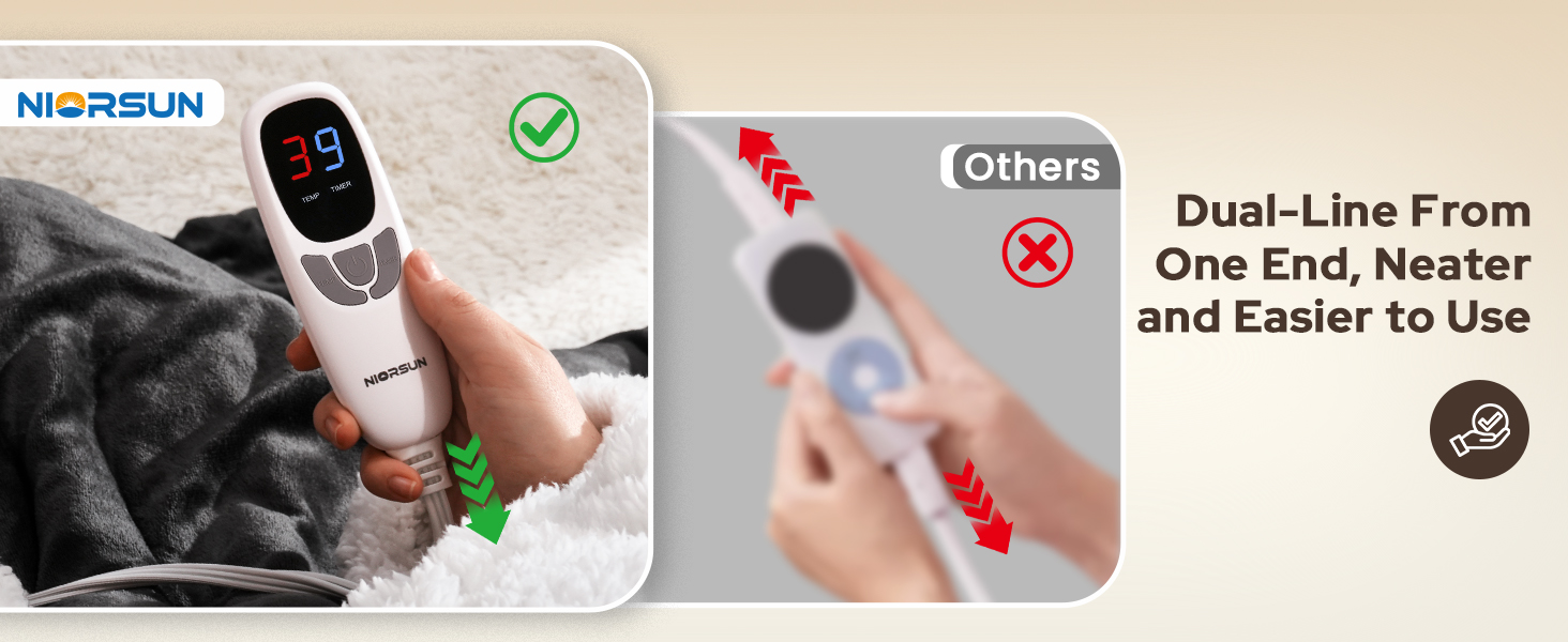 Wearable Heated Blanket with Foot Pocket