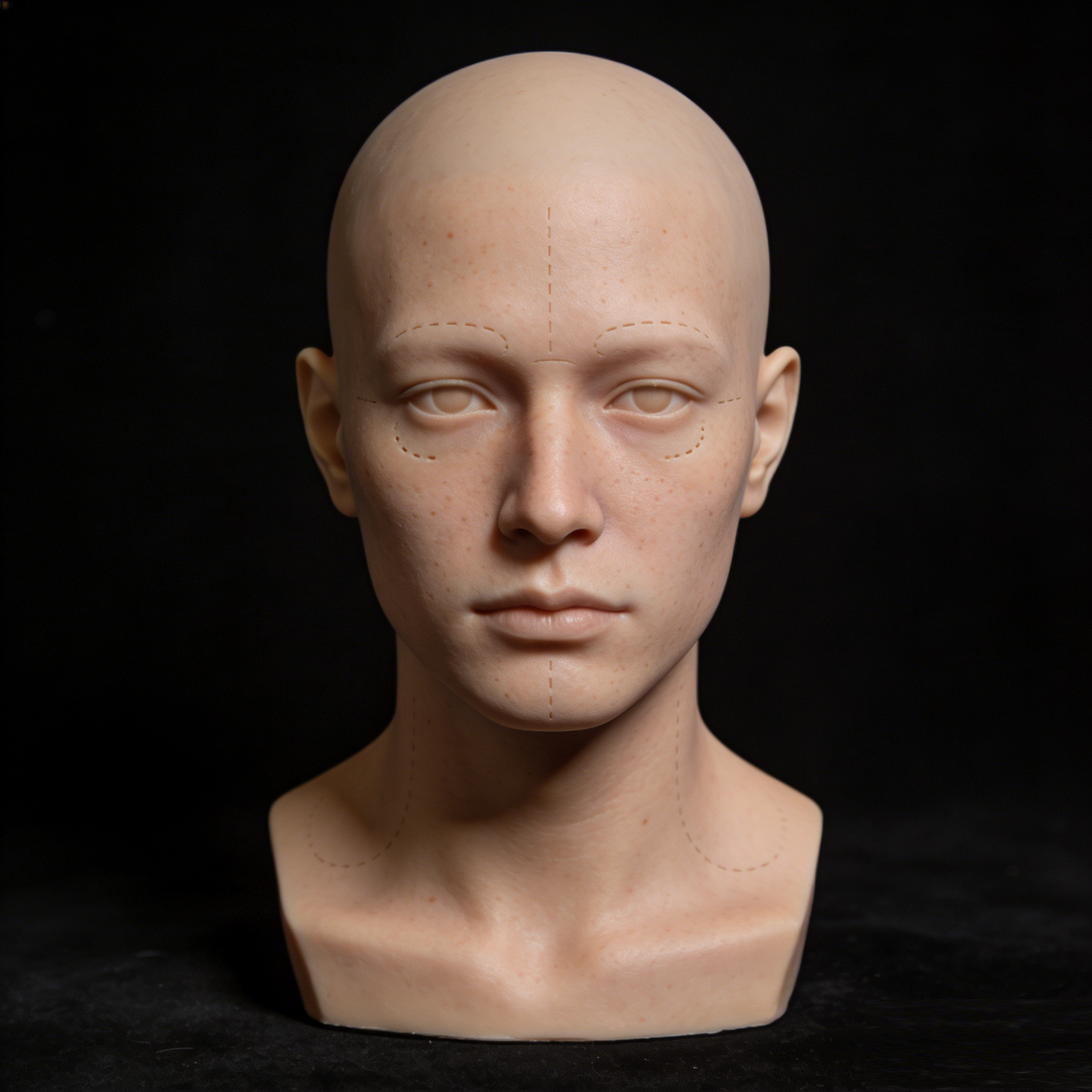 Silicone Head Mannequin✨Doll✨3D Master Mold✨Tailorable✨Health Link✨High-Fidelity Companion✨Psychosocial Aid Manikin✨Stress Relief Assistant