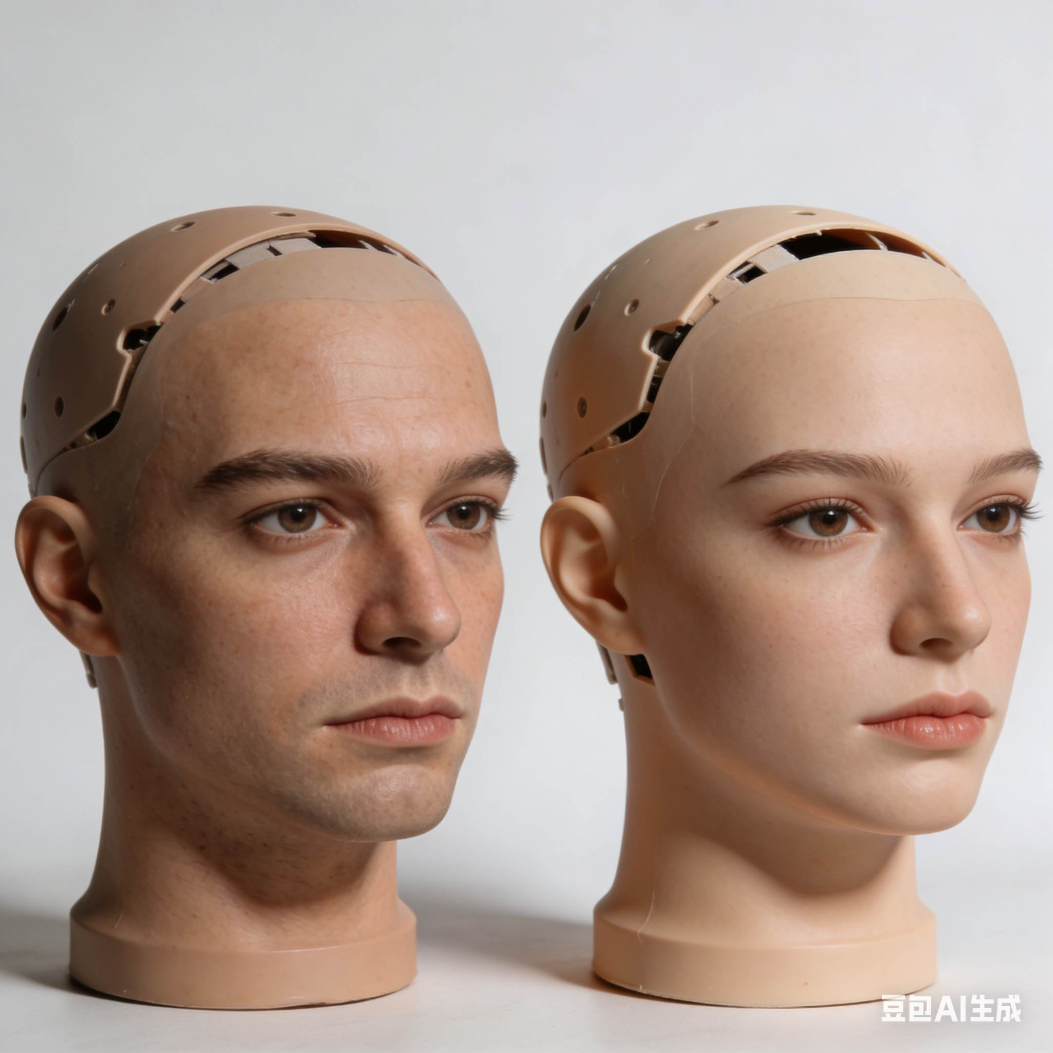 Silicone Head Mannequin✨Doll✨3D Master Mold✨Tailorable✨Health Link✨High-Fidelity Companion✨Psychosocial Aid Manikin✨Stress Relief Assistant