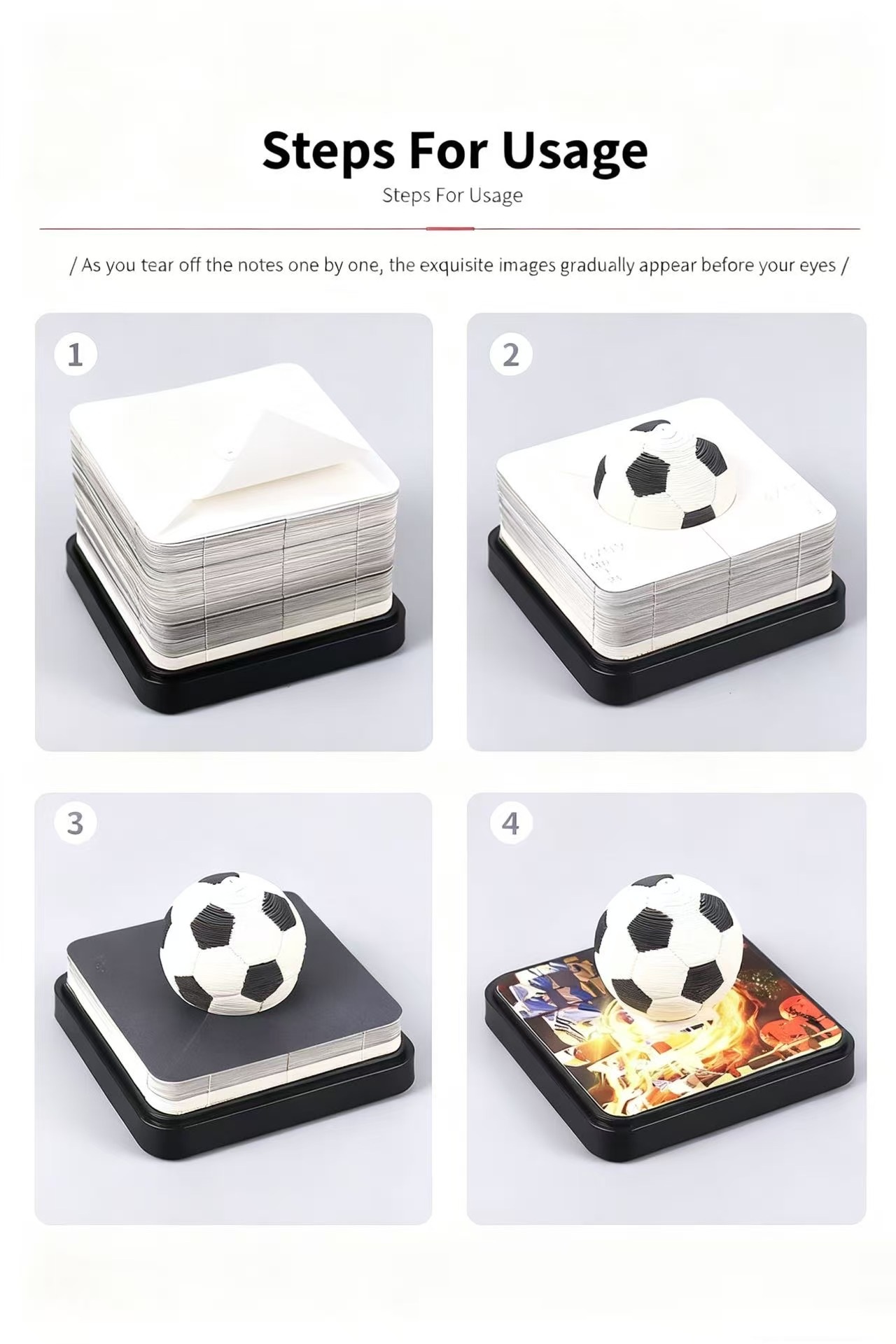 Ball✨Souvenir✨Calendar✨3D Notepad✨Desktop Decoration✨Cultural and Creative Souvenirs