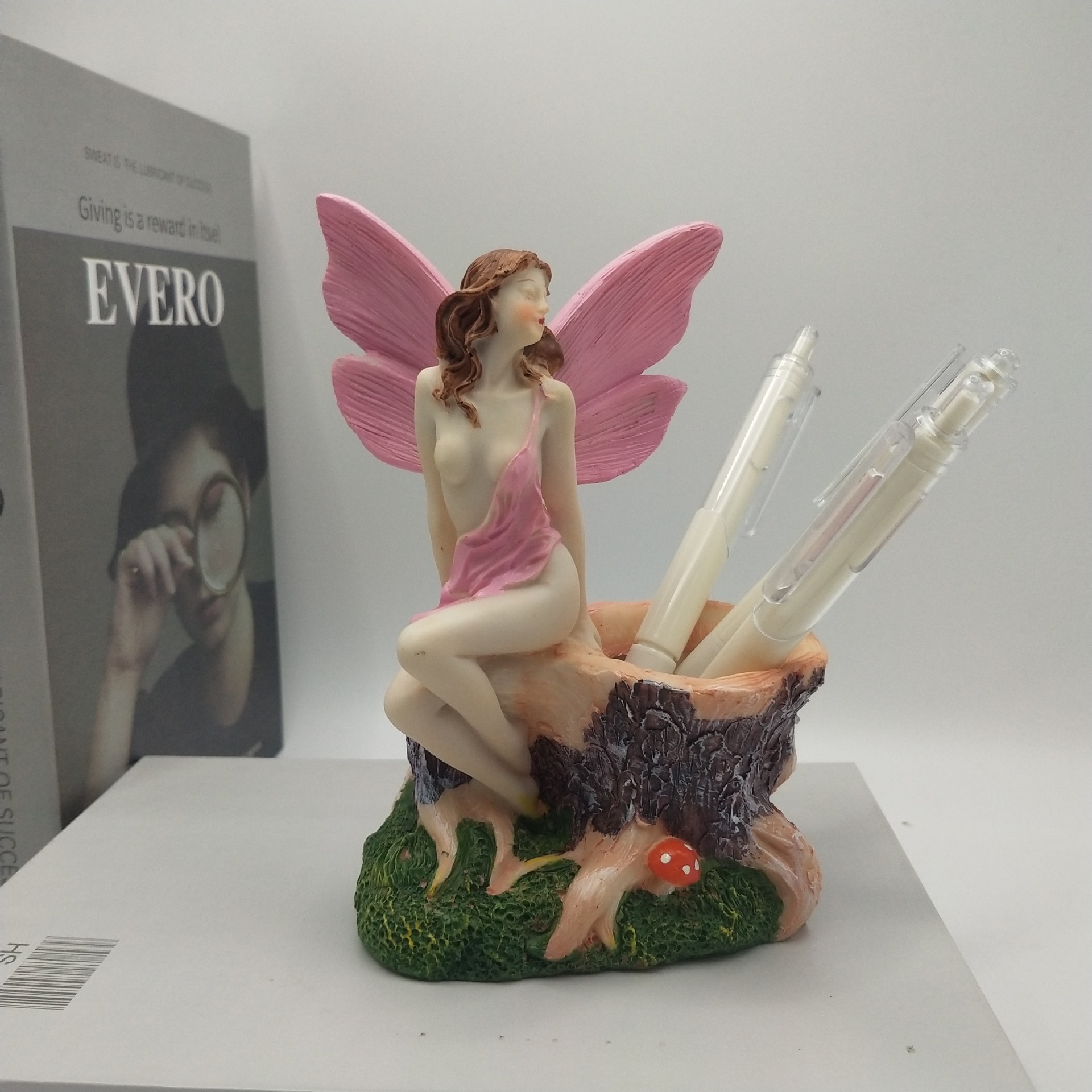 Fairytale Fairy Tree Stump Resin Pen Holder ✨  Desktop Storage ✨  Decor Ornament