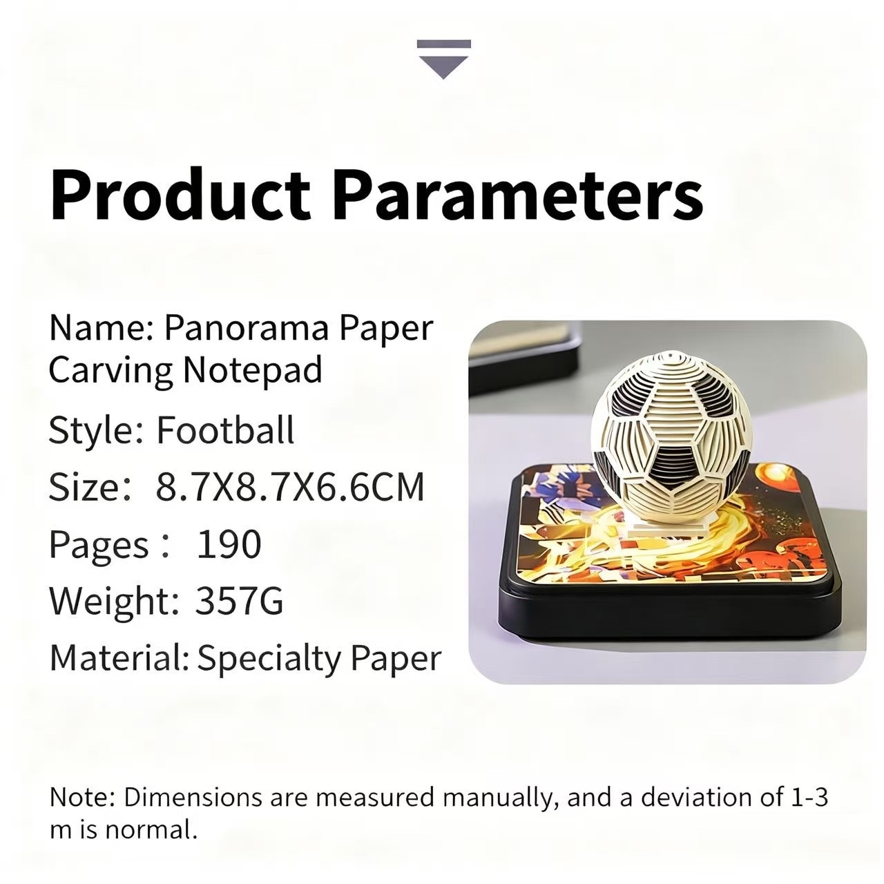 Ball✨Souvenir✨Calendar✨3D Notepad✨Desktop Decoration✨Cultural and Creative Souvenirs