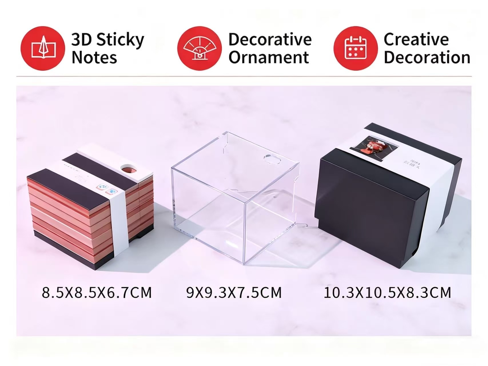 Skull✨LED✨Souvenir✨Calendar✨3D Notepad✨Desktop Decoration✨Cultural and Creative Souvenirs
