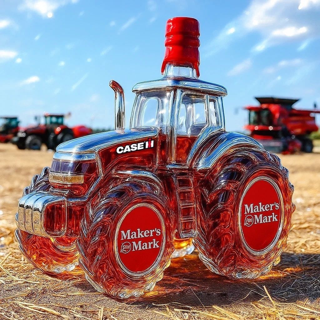 Case IH | Maker's Mark Collector's Edition Whiskey Bottle