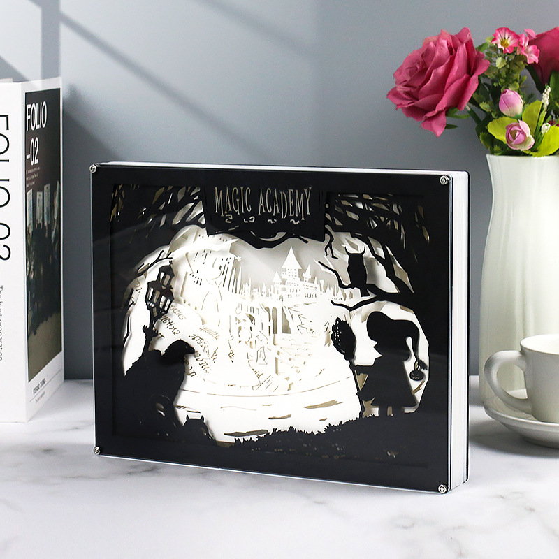 Magic Academy​✨Light Sculpture​✨Souvenir✨Desktop Decoration✨Cultural and Creative Souvenirs